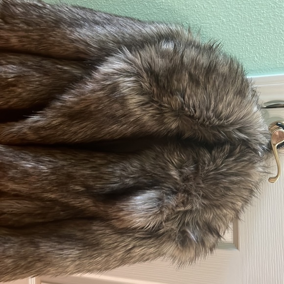 Brand New never worn AllSaints Elya Faux Fur Coat size XSMALL gorgeous faux fur - Picture 2 of 5